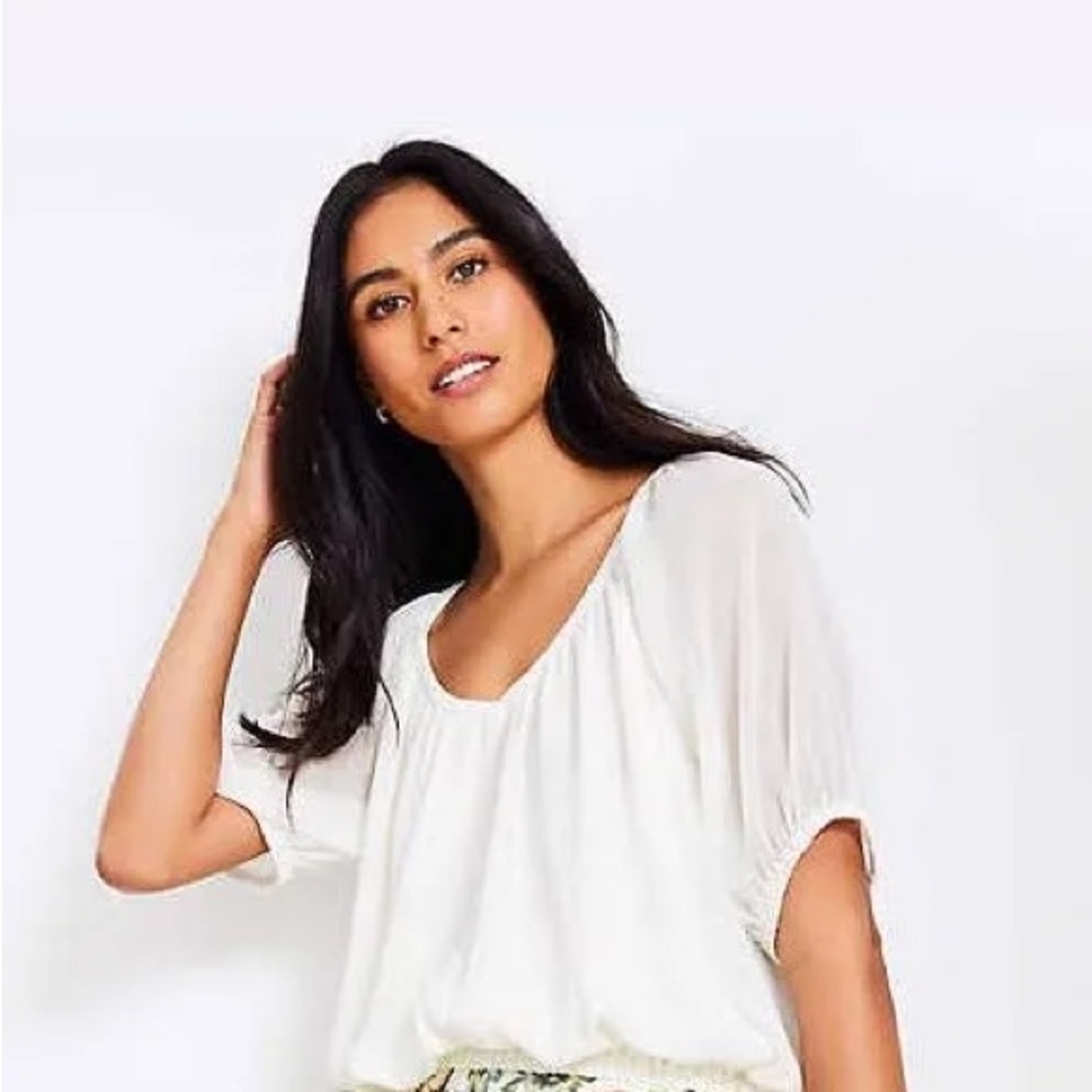 LOFT Cream Blouse